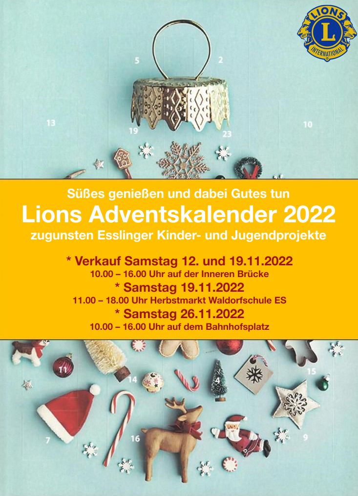 Adventskalender-Plakat